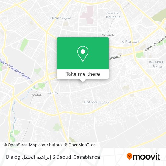 Dislog إبراهيم الخليل S Daoud map