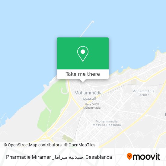 Pharmacie Miramar صيدلية ميرامار map