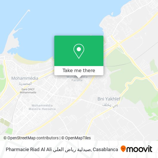 Pharmacie Riad Al Ali صيدلية رياض العلي plan