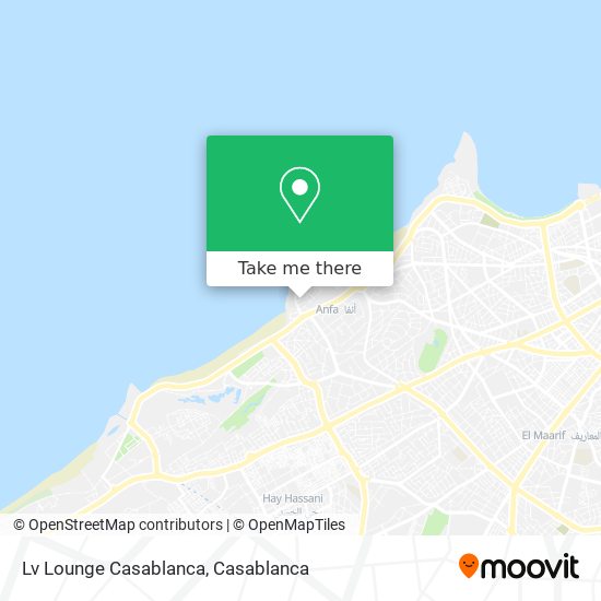 Lv Lounge Casablanca map