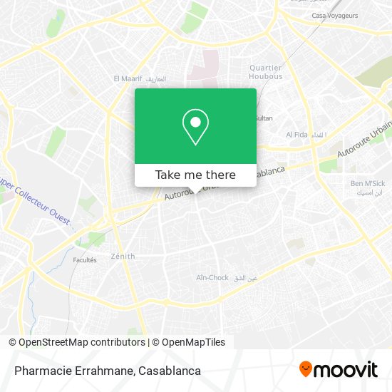 Pharmacie Errahmane map
