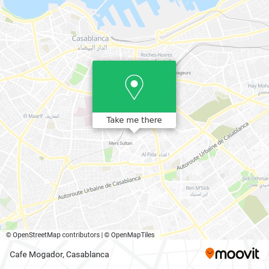 Cafe Mogador map