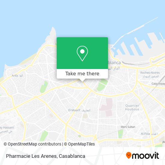 Pharmacie Les Arenes map