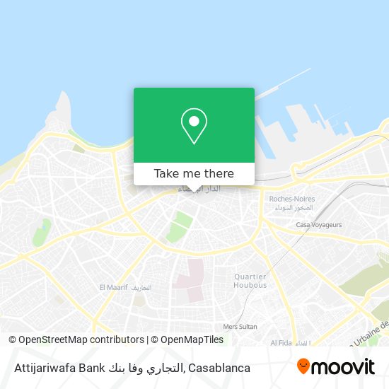 Attijariwafa Bank التجاري وفا بنك map