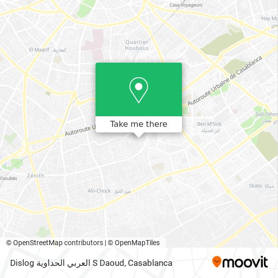 Dislog العربي الحداوية S Daoud map