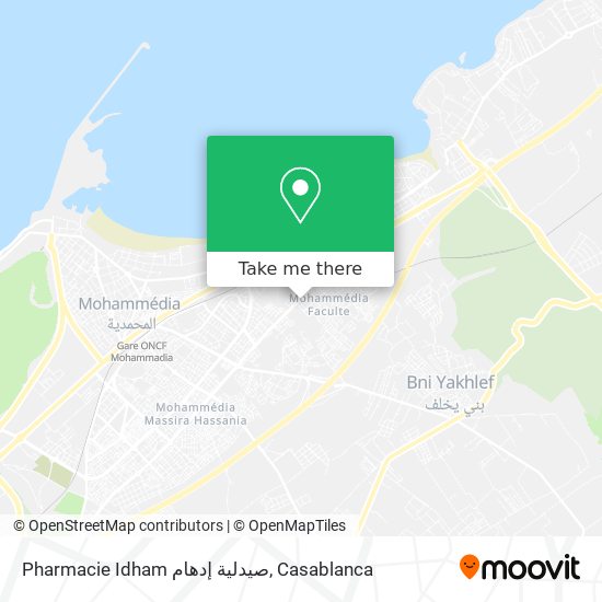 Pharmacie Idham صيدلية إدهام map