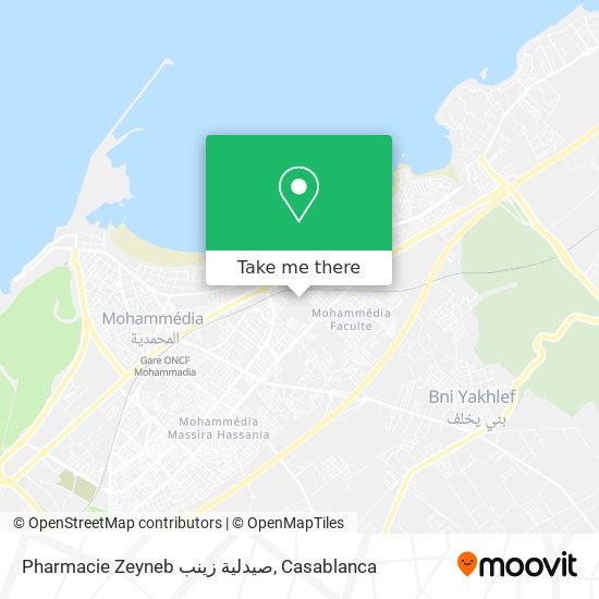 Pharmacie Zeyneb صيدلية زينب map