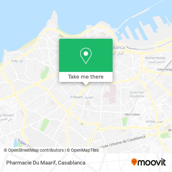 Pharmacie Du Maarif map