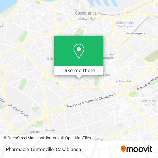 Pharmacie Tontonville map