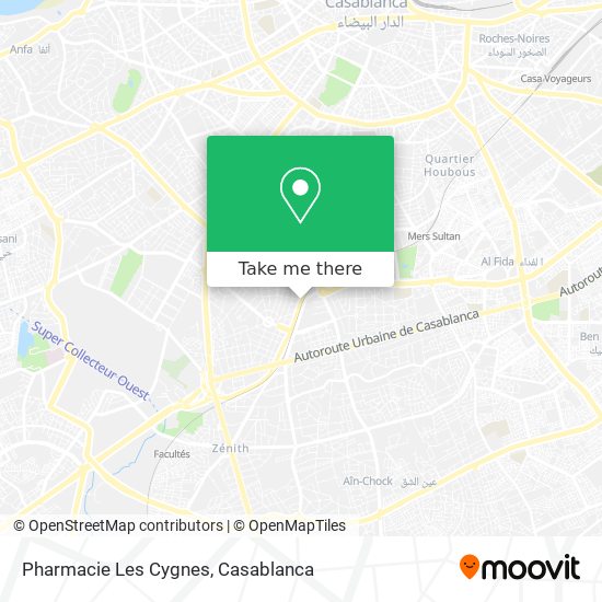 Pharmacie Les Cygnes map