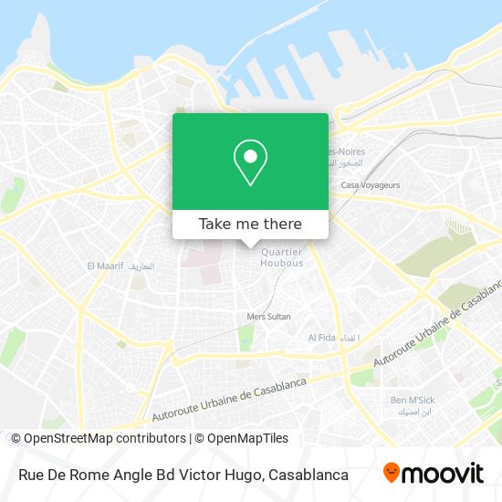 Rue De Rome Angle Bd Victor Hugo map