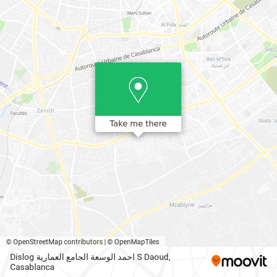 Dislog احمد الوسعة الجامع العمارية S Daoud map