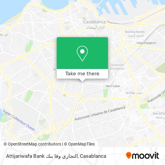 Attijariwafa Bank التجاري وفا بنك map