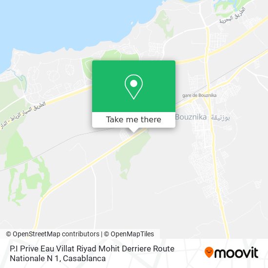P.I Prive Eau Villat Riyad Mohit Derriere Route Nationale N 1 map