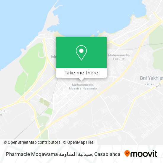 Pharmacie Moqawama صيدلية المقاومة plan