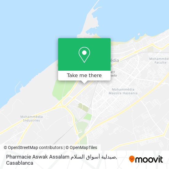 Pharmacie Aswak Assalam صيدلية أسواق السلام map