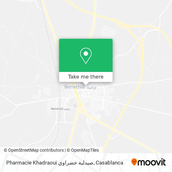 Pharmacie Khadraoui صيدلية خضراوي map