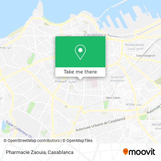 Pharmacie Zaouia map