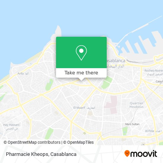 Pharmacie Kheops map