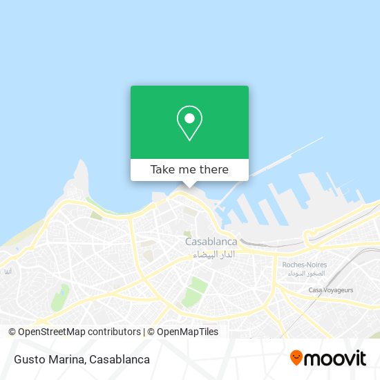 Gusto Marina map