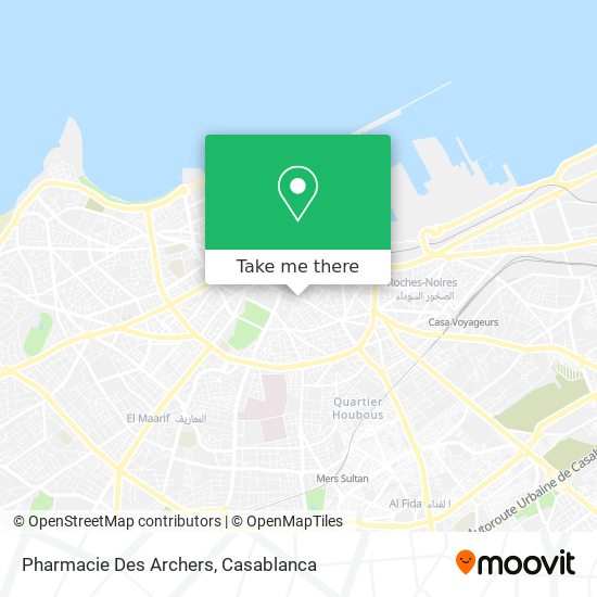 Pharmacie Des Archers map