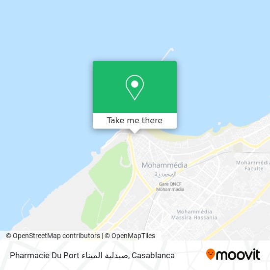 Pharmacie Du Port صيدلية الميناء plan