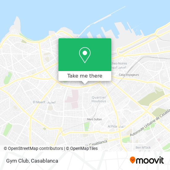 Gym Club map