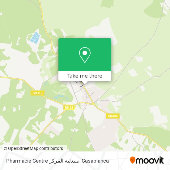 Pharmacie Centre صيدلية المركز map