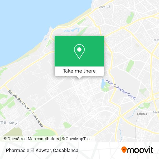 Pharmacie El Kawtar map