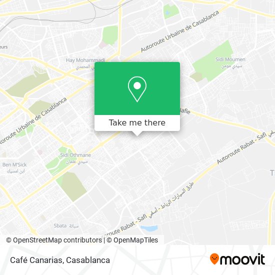 Café Canarias map