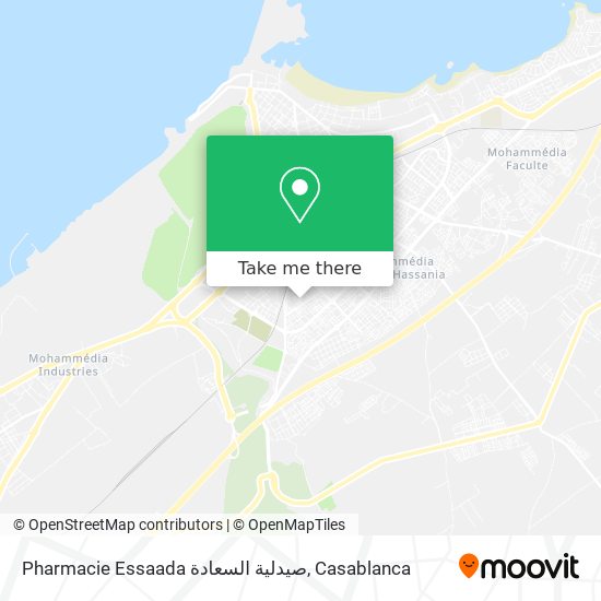 Pharmacie Essaada صيدلية السعادة plan