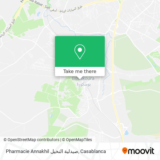 Pharmacie Annakhil صيدلية النخيل plan