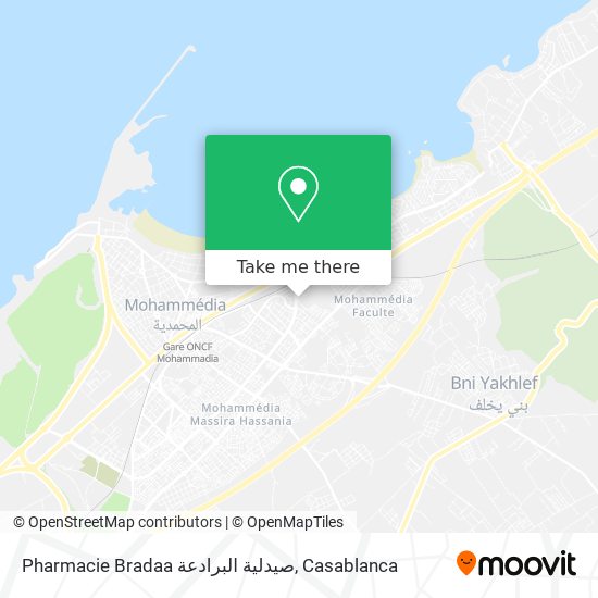 Pharmacie Bradaa صيدلية البرادعة map