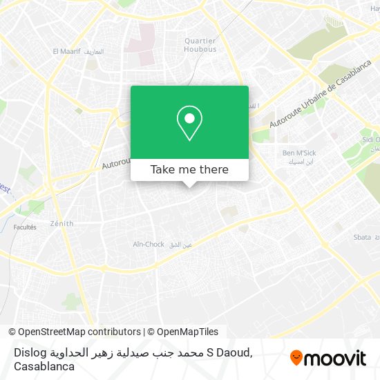 Dislog محمد جنب صيدلية زهير الحداوية S Daoud map