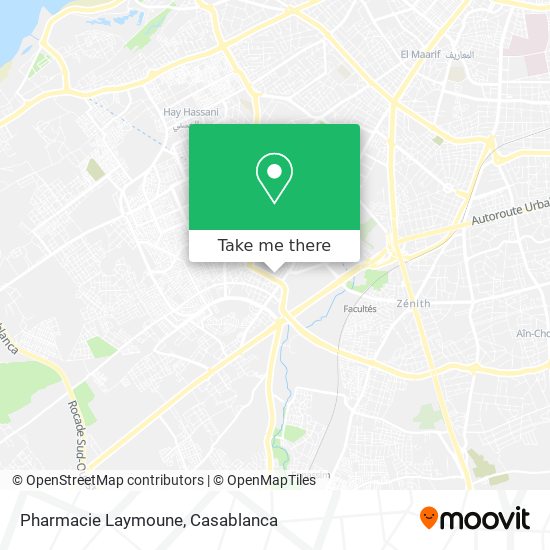 Pharmacie Laymoune map