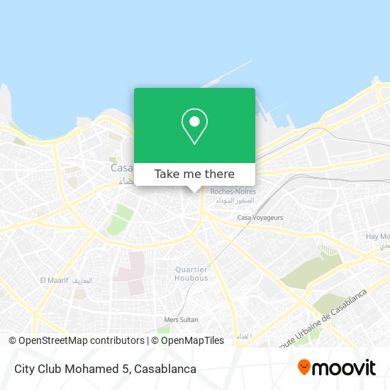 City Club Mohamed 5 map