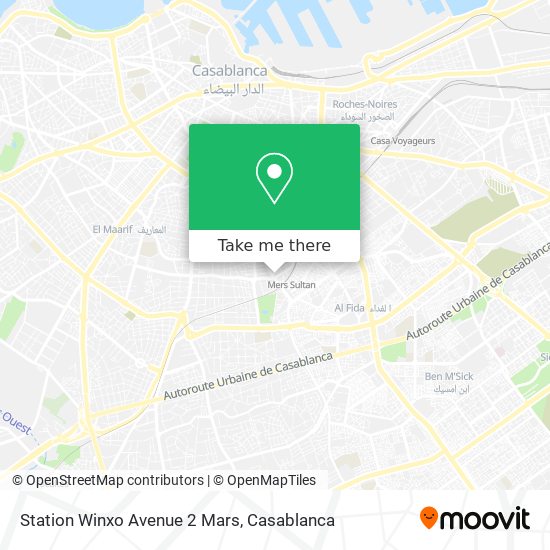 Station Winxo Avenue 2 Mars map