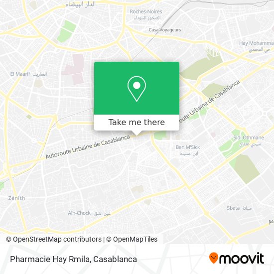 Pharmacie Hay Rmila map