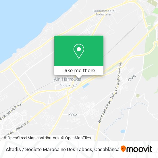 Altadis / Société Marocaine Des Tabacs map