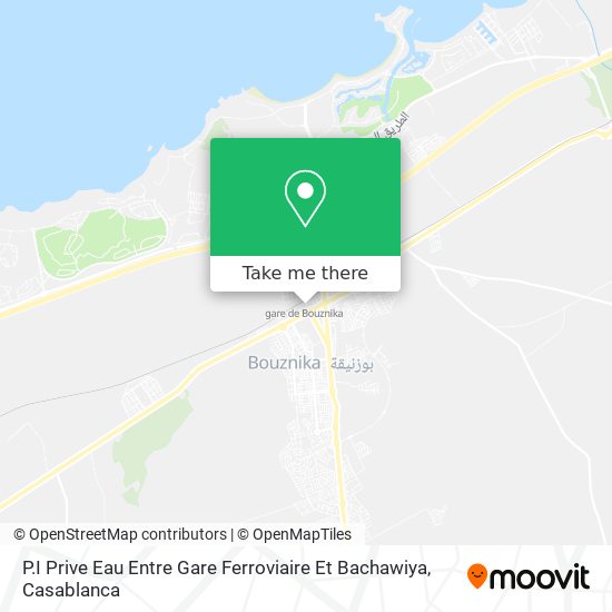 P.I Prive Eau Entre Gare Ferroviaire Et Bachawiya map