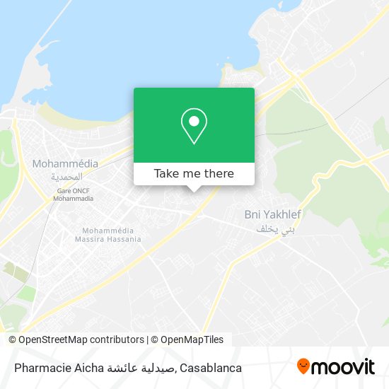 Pharmacie Aicha صيدلية عائشة plan