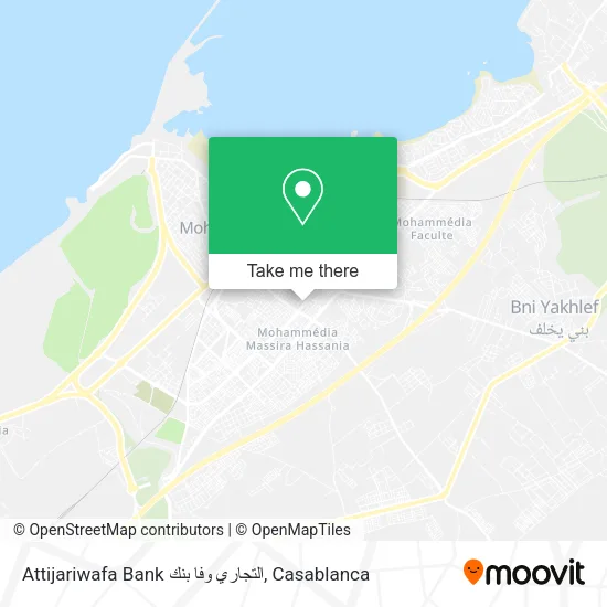 Attijariwafa Bank التجاري وفا بنك map