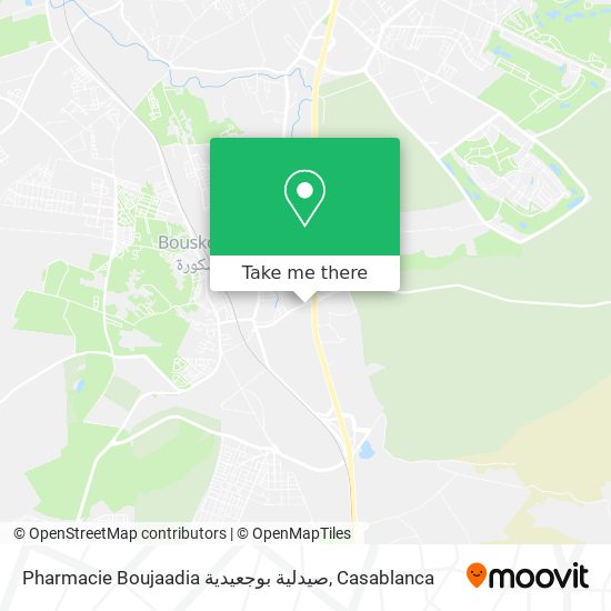 Pharmacie Boujaadia صيدلية بوجعيدية map