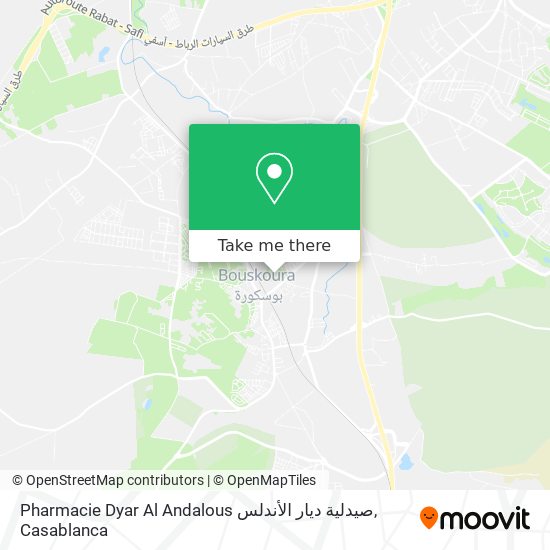 Pharmacie Dyar Al Andalous صيدلية ديار الأندلس map