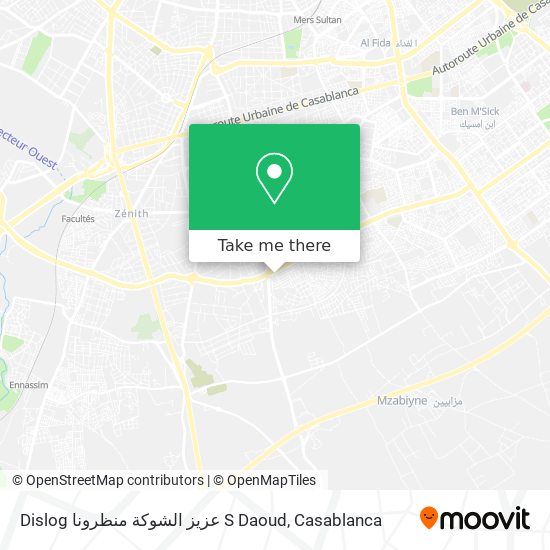 Dislog عزيز الشوكة منظرونا S Daoud map