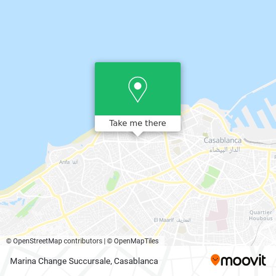 Marina Change Succursale map