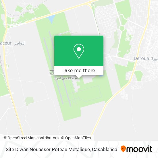 Site Diwan Nouasser Poteau Metalique map