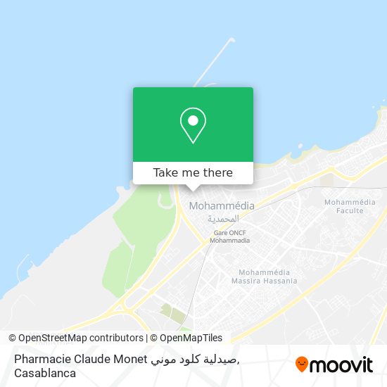 Pharmacie Claude Monet صيدلية كلود موني map
