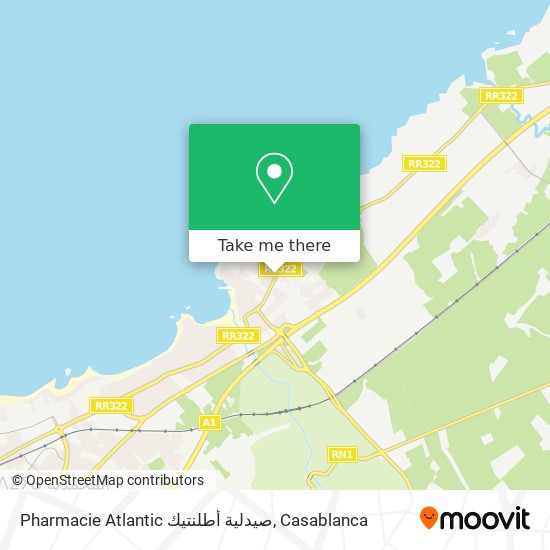 Pharmacie Atlantic صيدلية أطلنتيك map