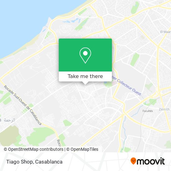 Tiago Shop map